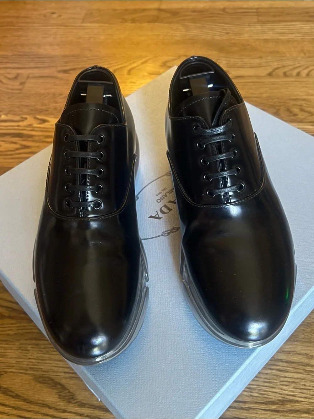 Prada Cloudbust Calf Leather Shoes